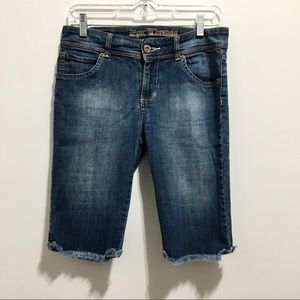 Epic Threads Blue Denim Bermuda Jeans